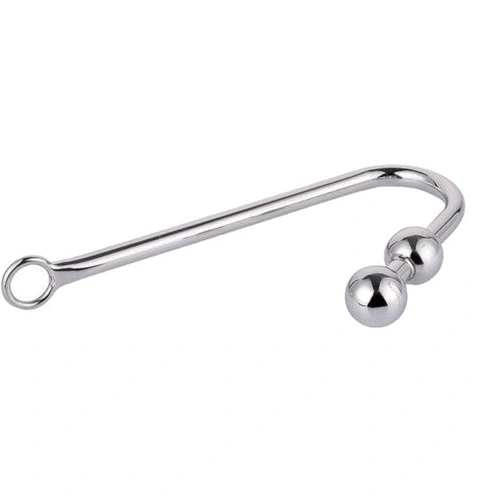 4417 Balls Steel Stainless Hook Two Anal Pleasurable 0103